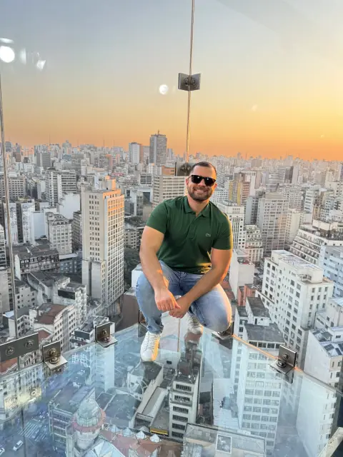 Danilo no Skyglass em São Paulo
